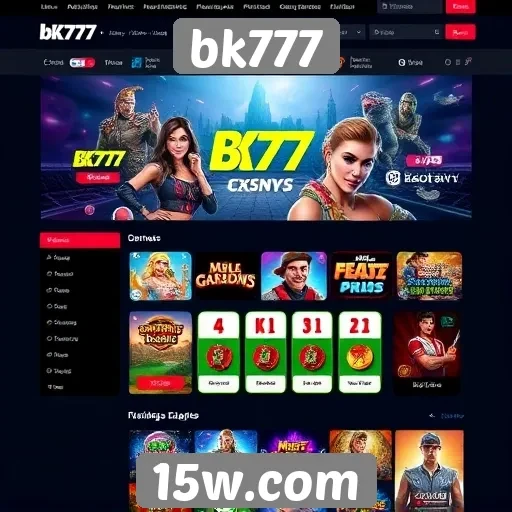 experiência de usuário no site de jogos bk777